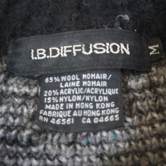 I.B.Diffusion Grey Sweater - Picture 2 of 2